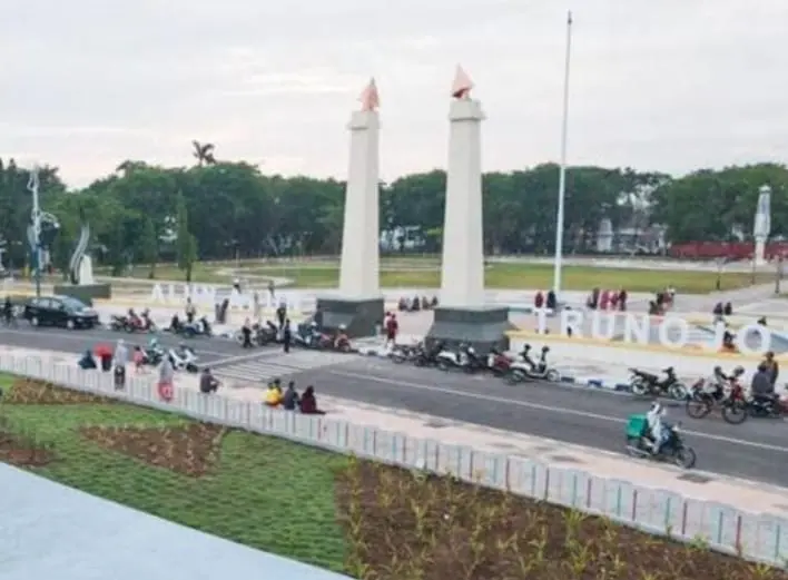 Gedung Pemkab Sampang Jawa Timur yang terdampak penurunan alokasi dana TKD tahun anggaran 2026