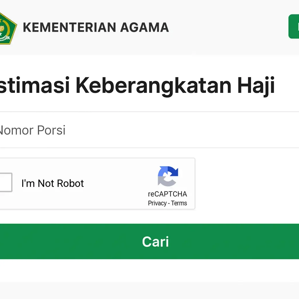 Cara cek jadwal keberangkatan haji online melalui website Kemenag dan aplikasi Pusaka Kemenag