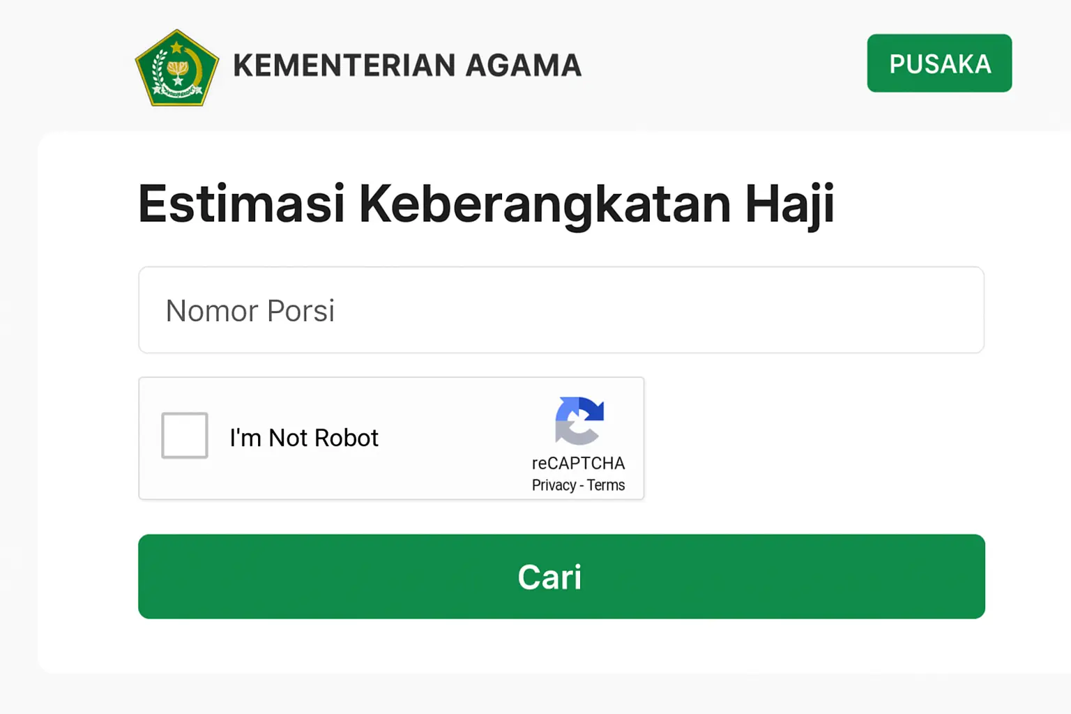 Cara cek jadwal keberangkatan haji online melalui website Kemenag dan aplikasi Pusaka Kemenag