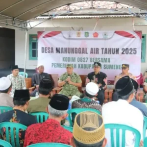 Kodim Sumenep Luncurkan Program Desa Manunggal Air 2025 di Prancak untuk Perluas Akses Air Bersih