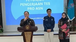 Plt Kepala BKPSDM Sumenep Arif Firmanto memberikan keterangan tentang program Profiling ASN ProASN