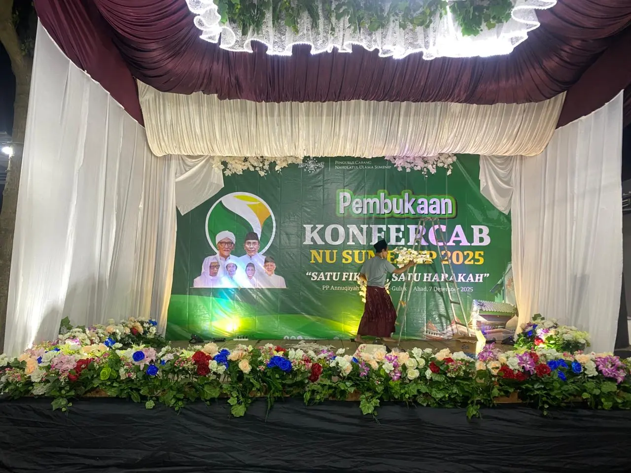 Pembukaan Konfercab NU Sumenep 2025 di Pesantren Annuqayah Guluk-Guluk dengan kehadiran ribuan kader dan tamu undangan