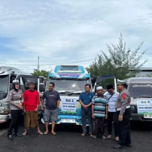 Satlantas Sumenep Edukasi Sopir Angkutan Lewat Polantas Menyapa