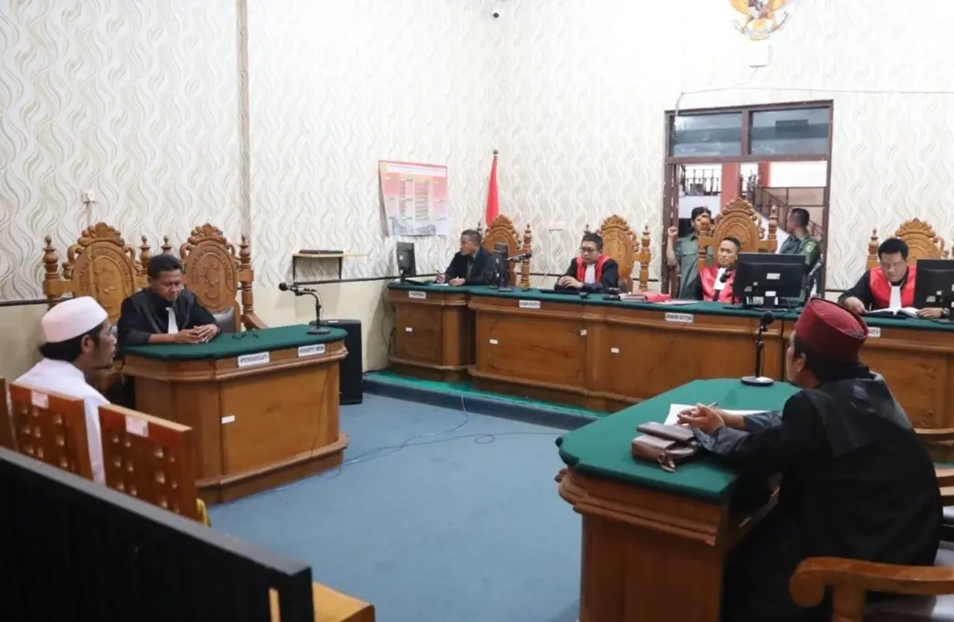 Ustaz terdakwa kasus pencabulan santri menjalani sidang vonis di Pengadilan Negeri Sumenep