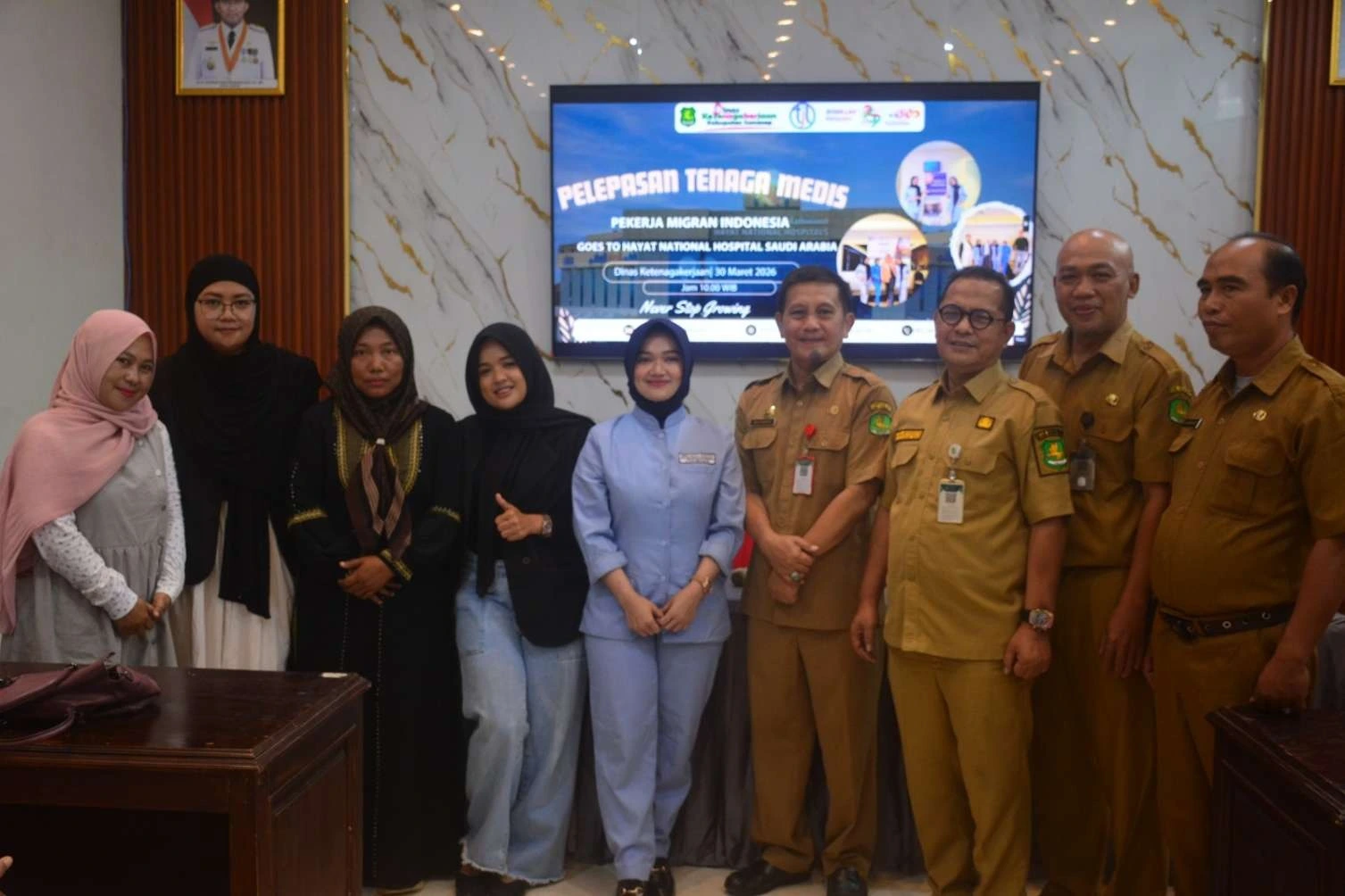 PMI tenaga kesehatan asal Sumenep diberangkatkan ke Arab Saudi melalui Disnaker dengan proses seleksi resmi