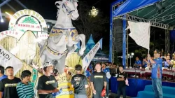 Festival Combodug 2026 Sampang dengan parade musik Daul dan kereta hias di Alun-alun Trunojoyo