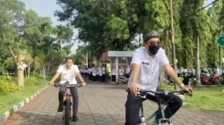 ASN Bangkalan bersepeda ke kantor untuk penghematan energi akibat krisis minyak global