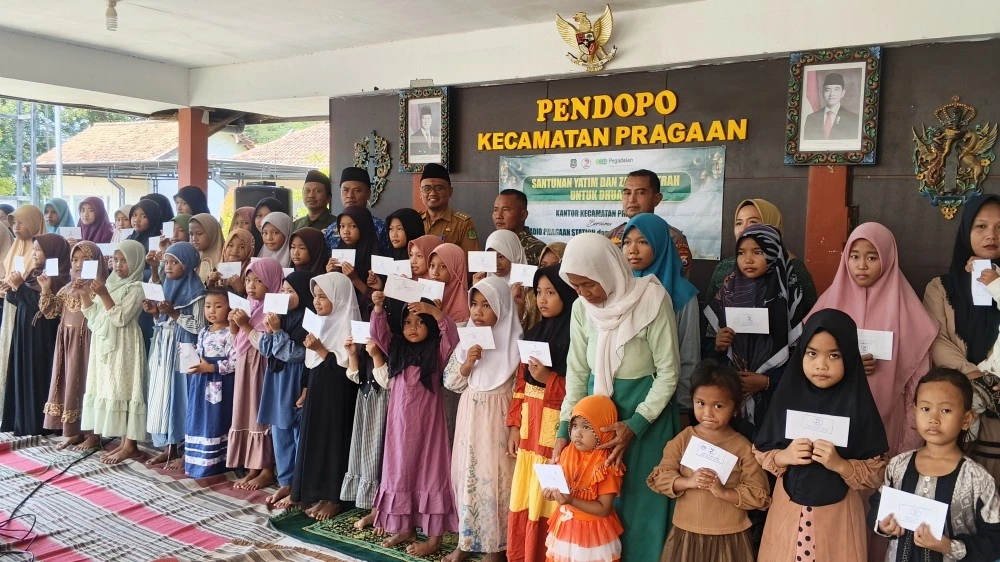 Santunan 180 anak yatim dan duafa di Kecamatan Pragaan Sumenep jelang Idulfitri 2026