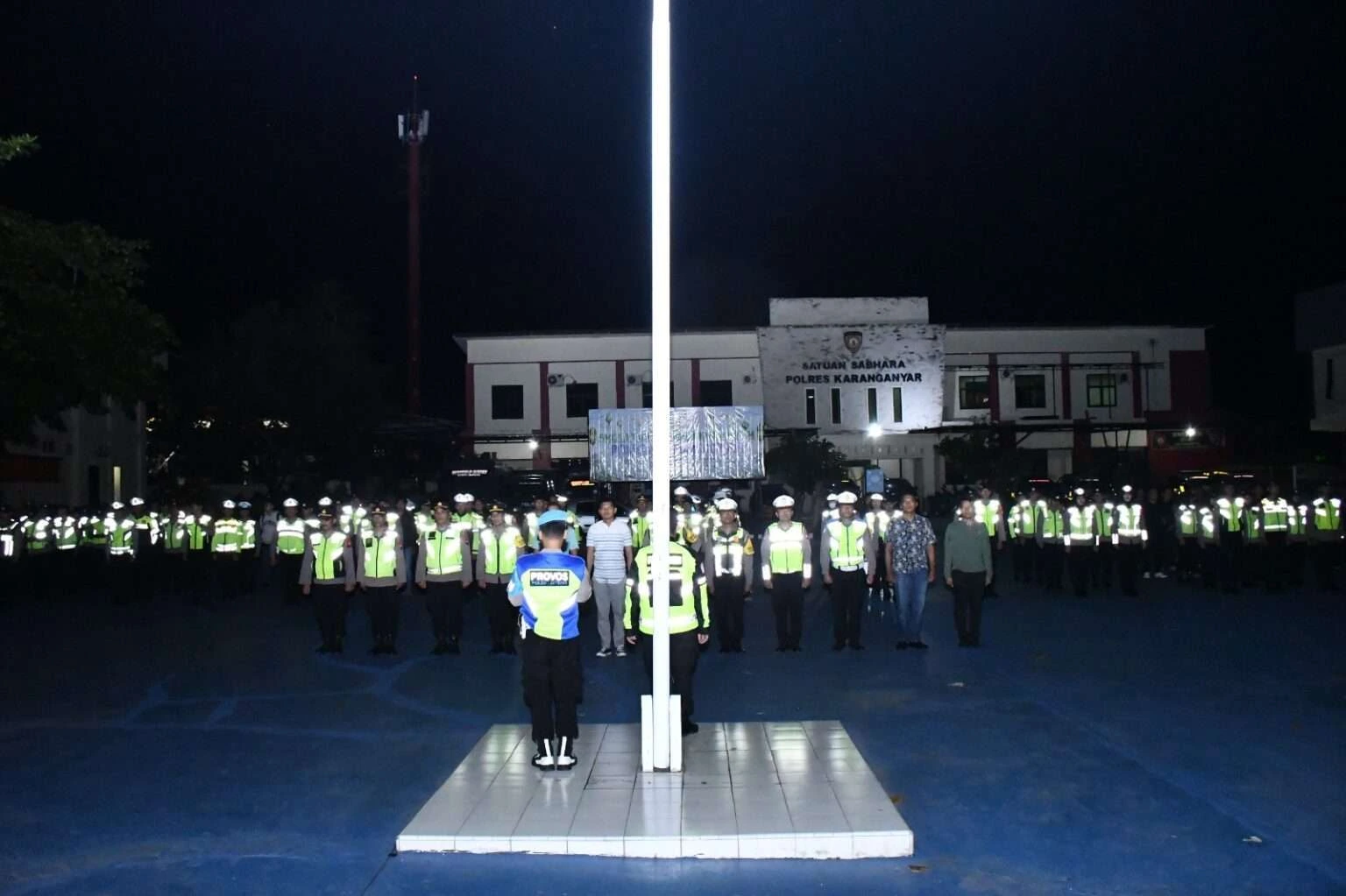 Polres Karanganyar Siagakan 476 Personel Amankan Malam Takbiran Lebaran 2026
