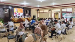 Sosialisasi skrining Penyakit Tidak Menular oleh DKP2KB Sumenep kepada ASN di Diskominfo Sumenep