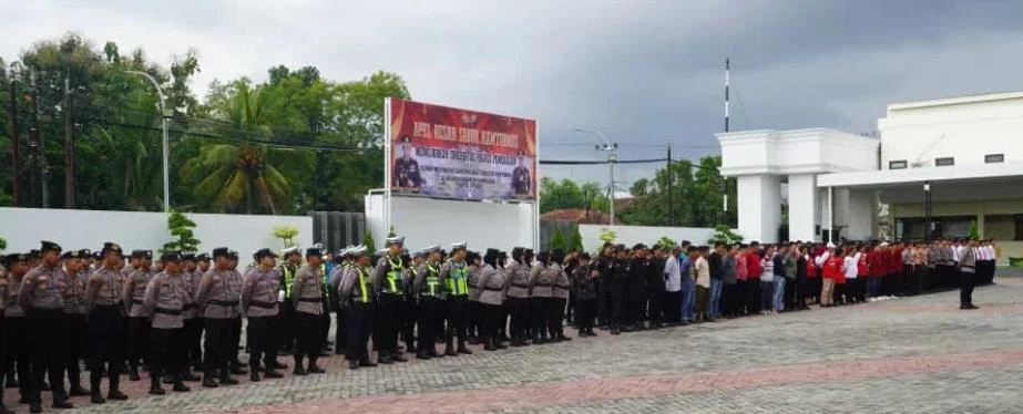 Kapolres Pamekasan Pimpin Apel Sabuk Kamtibmas, Perkuat Sinergi Jaga Stabilitas Keamanan