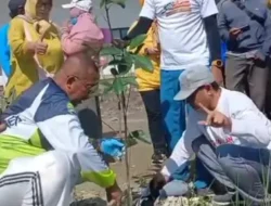 Pemkab Bangkalan Gencarkan Penghijauan, 75 Bibit Nangka dan Blimbing Ditanam di Area Perpustakaan