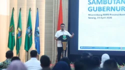 Gubernur Banten Andra Soni memimpin Musrenbang RKPD 2027 untuk memperkuat kolaborasi dan menekan disparitas wilayah