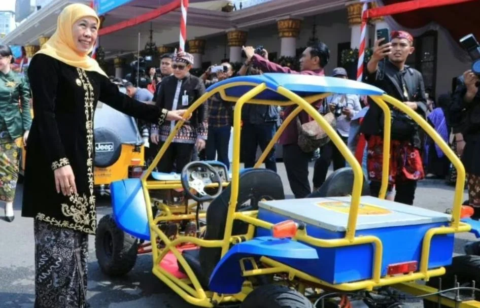 Kendaraan listrik karya siswa SMK Jawa Timur hasil konversi BBM ke tenaga listrik 130 SMK di Jatim Kembangkan Kendaraan Listrik, Siap Hadapi Era Otomotif Elektrifikasi