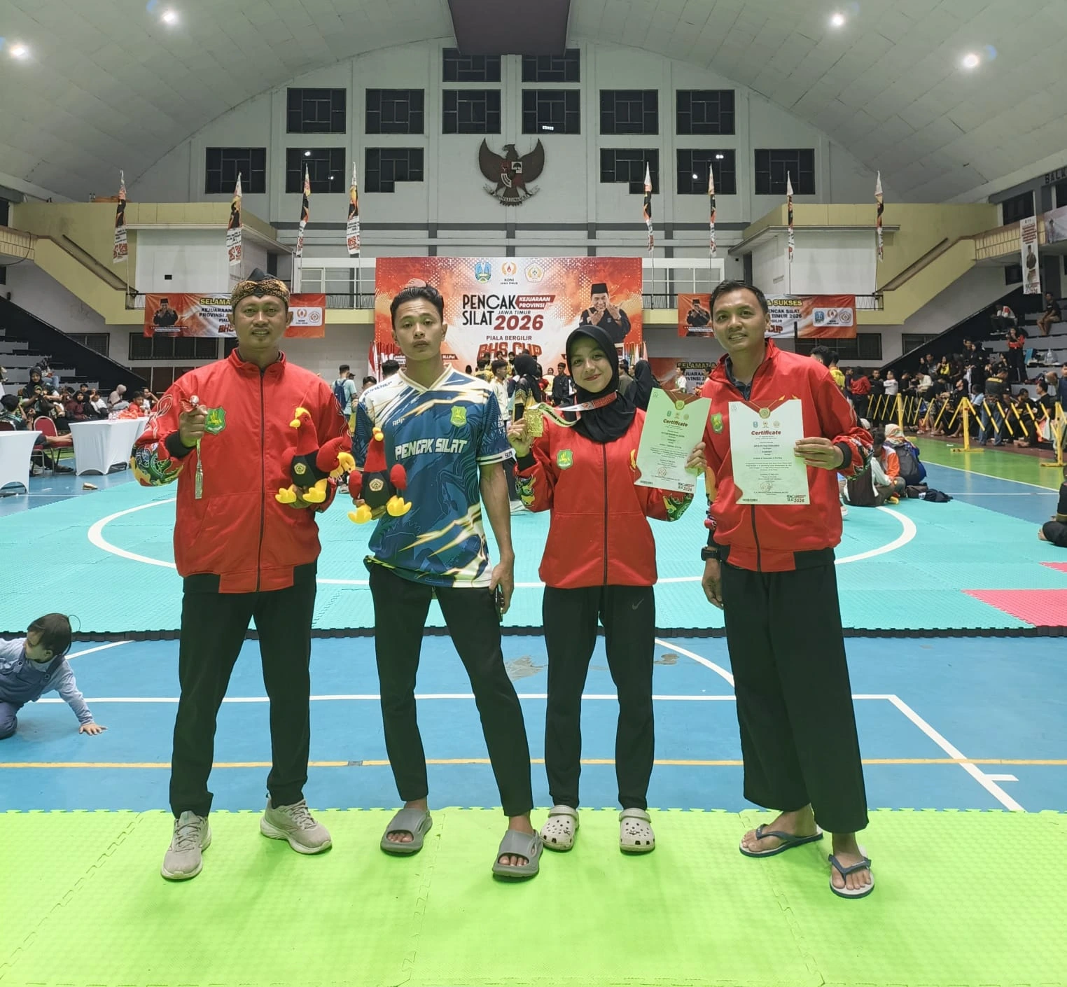 Atlet IPSI Sumenep Raih Medali Emas dan Perak pada Kejurprov Pencak Silat Jawa Timur 2026