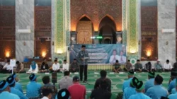 Bupati Pamekasan melepas calon jemaah haji 2026 dengan pemakaian seragam haji di Masjid Agung As-Syuhada Pamekasan