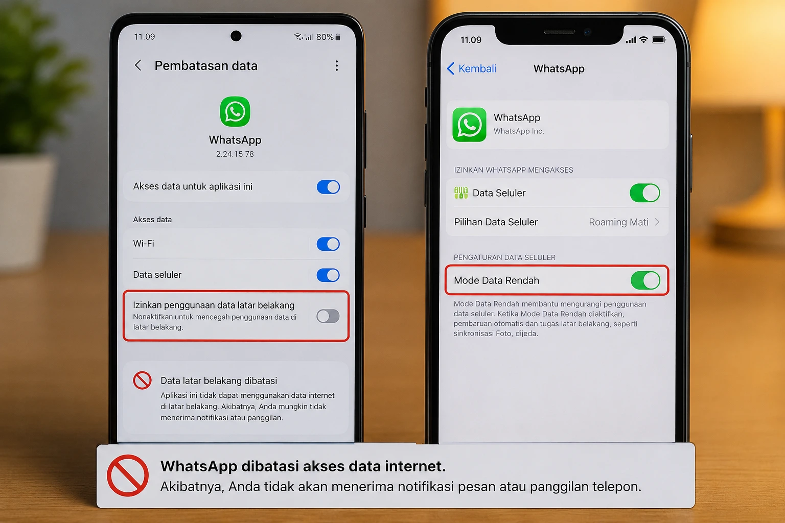 Cara mematikan data WhatsApp di Android dan iPhone agar tidak menerima telepon, chat, dan notifikasi saat libur atau istirahat