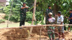 Dandim Sumenep tinjau pembangunan Jembatan Garuda di Ambunten untuk tingkatkan akses warga