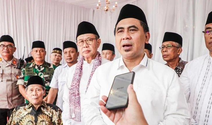 Taj Yasin Maimoen menjelaskan program Beasiswa Santri Jawa Tengah 2026 di Kabupaten Kudus