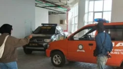 Polisi olah TKP kematian satu keluarga di lokasi wisata Kledung Semarang