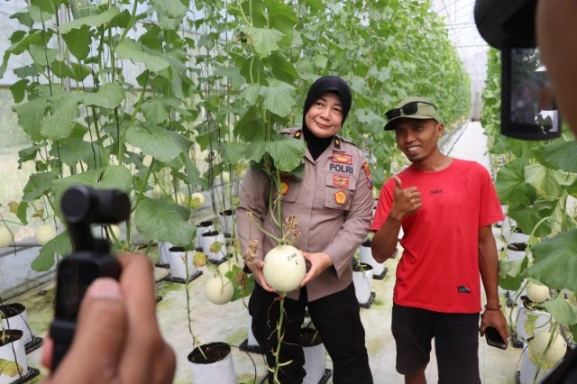 Polres Sumenep Dukung Petani Milenial Kembangkan Smart Farming