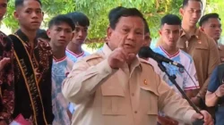 Presiden Prabowo Subianto saat kunjungan kerja ke Miangas Talaud Sulawesi Utara