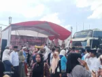 Tangis Haru Iringi Keberangkatan Ribuan Jemaah Haji Sumenep ke Embarkasi Surabaya