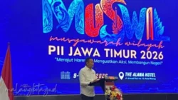 Wagub Jawa Timur Emil Dardak saat membuka Muswil PII Jawa Timur di Kota Malang