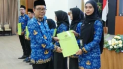 Kanwil Kemenag Jatim Angkat 1.752 CPNS Jadi PNS, ASN Diingatkan Jangan Korupsi Waktu Kerja