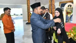 Bupati Sumenep Achmad Fauzi Wongsojudo menghadiri kegiatan Sinergi Membangun Ekonomi Sumenep Melalui Sensus Ekonomi 2026 di Pendopo Keraton Sumenep