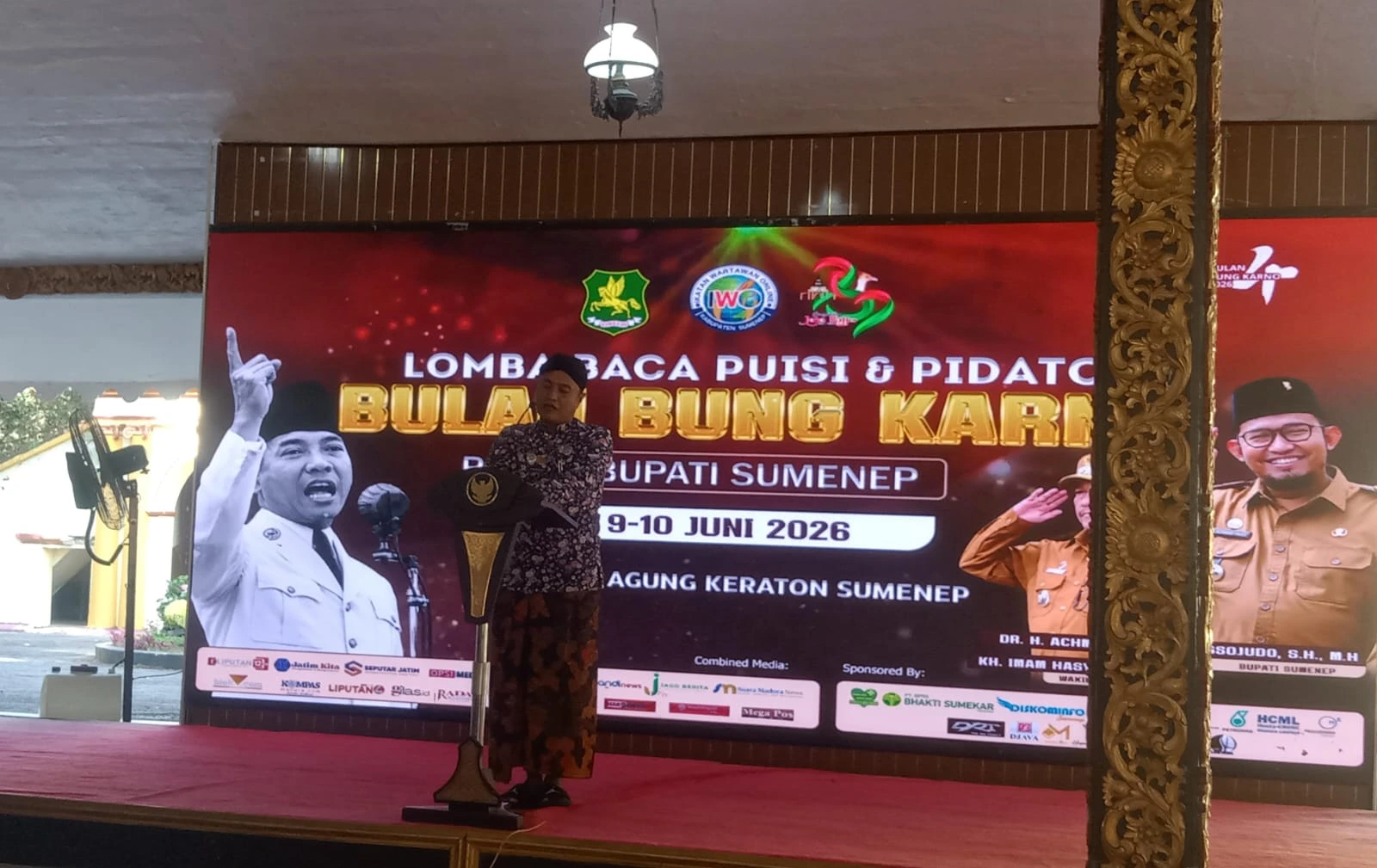 Lomba Puisi dan Pidato Bung Karno se Madura yang digelar IWO Sumenep dan Disbudporapar Sumenep