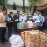 Kejari Kota Bekasi Barang Bukti Pemusnahan Barang Bukti Narkotika Kejaksaan RI Hukum Kriminal Rokok Ilegal Tindak Pidana Umum Tindak Pidana Khusus