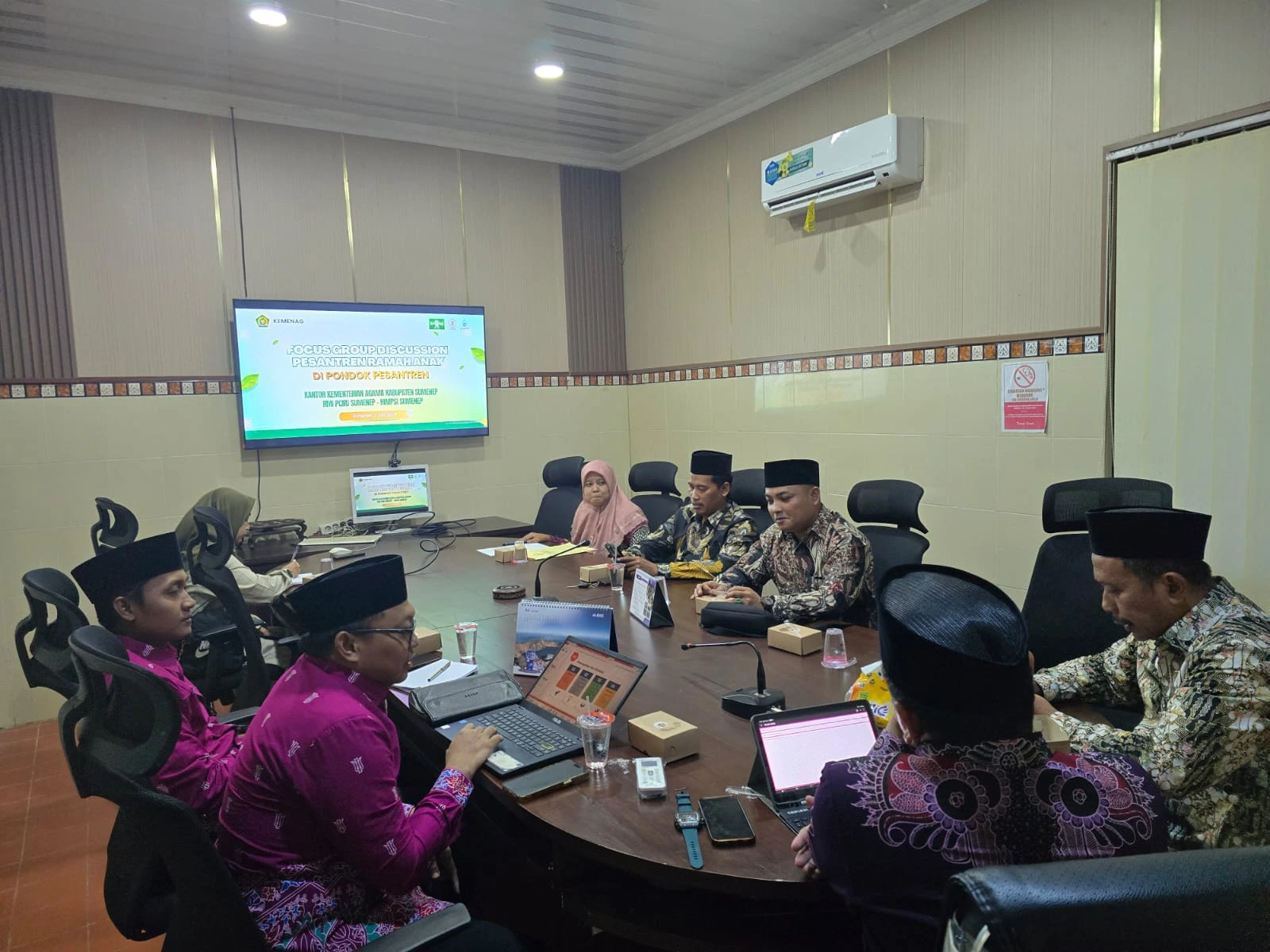 Kemenag Sumenep bahas deklarasi Pesantren Ramah Anak bersama RMI PCNU dan HIMPSI