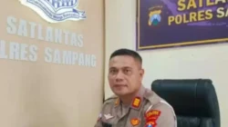 AKP Sulaiman menjelaskan penundaan Operasi Patuh Semeru 2026 di Kabupaten Sampang Jawa Timur.