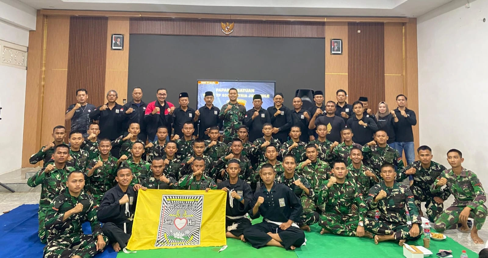 PSHT Sumenep Perkuat Sinergi dengan Yon TP 931/Ksatria Jokotole, Bahas Pembentukan Komisariat