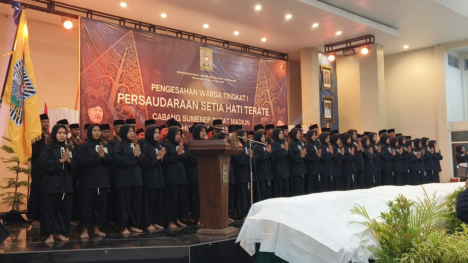 PSHT Sumenep Sahkan 107 Warga Baru, Siap Cetak Pendekar Berbudi Luhur dan Berjiwa Sosial