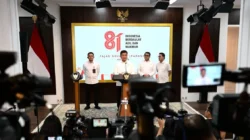 Logo resmi HUT ke-81 Kemerdekaan Republik Indonesia 2026 karya Fajar Novario diluncurkan pemerintah di Istana Kepresidenan Jakarta