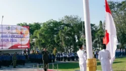 Bupati Sampang Slamet Junaidi menghadiri upacara Hari Lahir Pancasila 2026 di Kantor Bupati Sampang.
