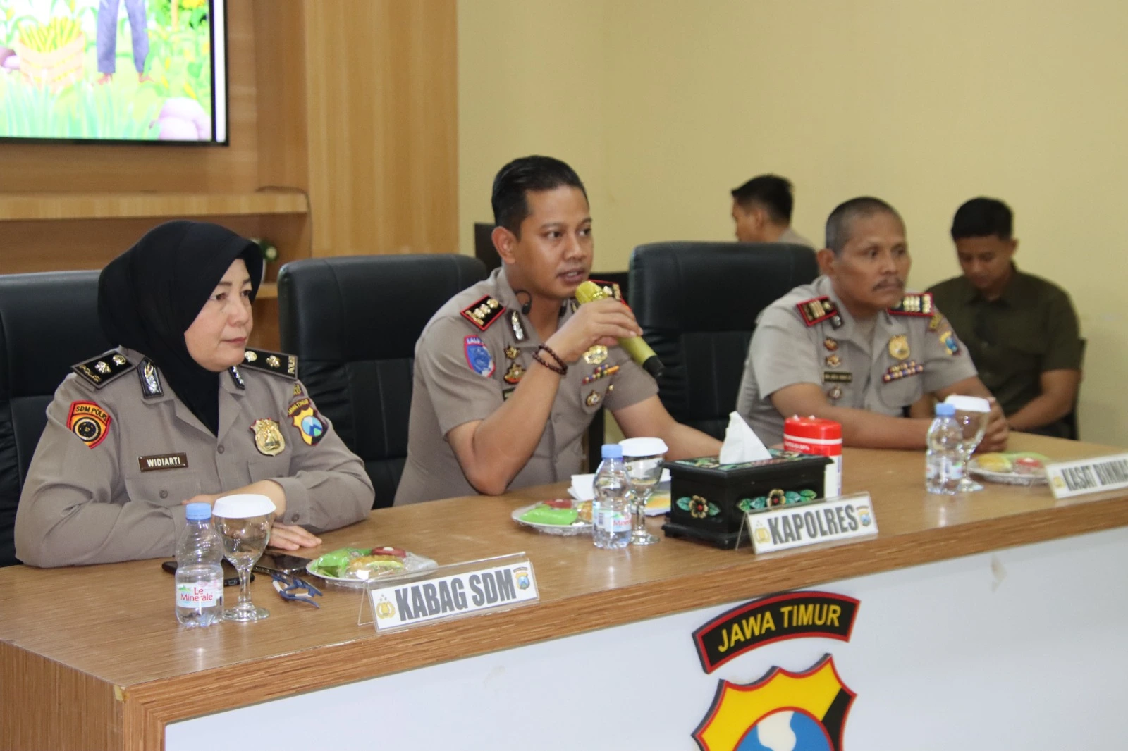 Kapolres Sumenep AKBP Anang Hardiyanto evaluasi program ketahanan pangan bersama jajaran Polsek