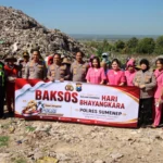 Polres Sumenep Salurkan Bantuan Sosial ke Pemulung TPA Torbang Jelang Hari Bhayangkara ke-80