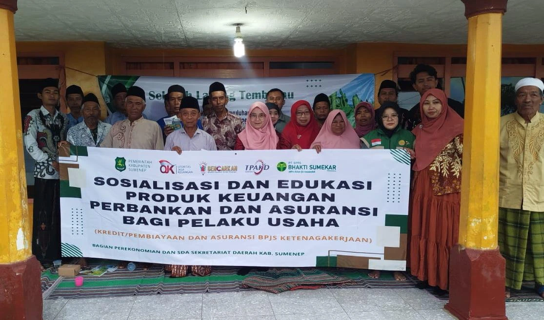 TPAKD Sumenep edukasi kelompok tani Manding Laok tentang pembiayaan syariah dan asuransi