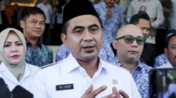 Wakil Gubernur Jawa Tengah Taj Yasin Maimoen menghadiri pelantikan pengurus Apindo Jawa Tengah periode 2026-2031 di Semarang.