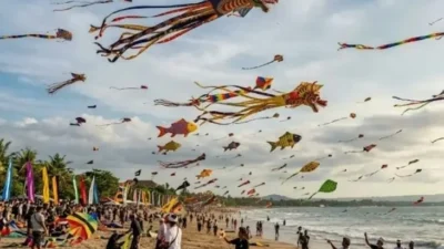 Rare Angon International Kite Festival 2026 di Pantai Mertasari Sanur Bali