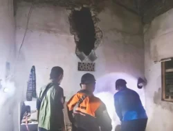 Angin Kencang Robohkan Pohon Kelapa, Tim BPBD Situbondo Sigap Tangani Rumah Warga yang Rusak