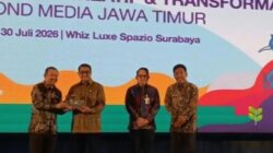Jatim Media Summit 2026 membahas transformasi industri media dan ekonomi kreatif di Surabaya.