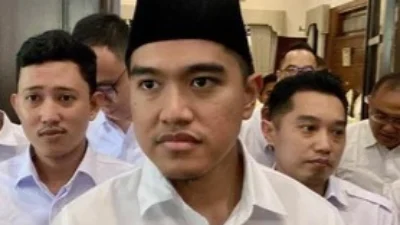 Kaesang Pangarep mengumumkan maju sebagai caleg DPR RI Dapil V Jawa Tengah dalam Rakorda PSI Solo.