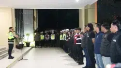 Kapolresta Sumenep memimpin apel KRYD dan memperkenalkan layanan HALO KAPOLRESTA kepada masyarakat