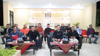 Kapolresta Sumenep nobar Final Piala Dunia 2026 bersama masyarakat di Mapolresta Sumenep