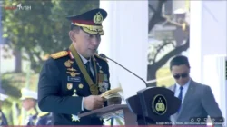 Kapolri Jenderal Listyo Sigit Prabowo menyampaikan komitmen Polri dalam pemberantasan terorisme pada Hari Bhayangkara ke-80