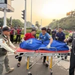 Kecelakaan Tunggal di Bundaran Patung Kuda Jakarta, Pengemudi Ojol Meninggal Dunia